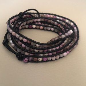 Purple Stone Chan Luu Wrap Bracelet